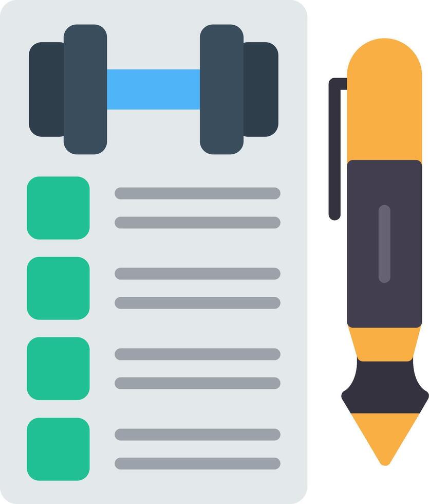 To Do List Flat Icon vector