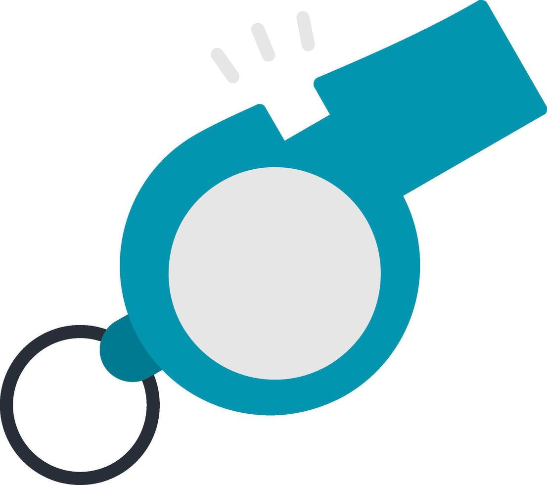 Whistle Flat Icon vector