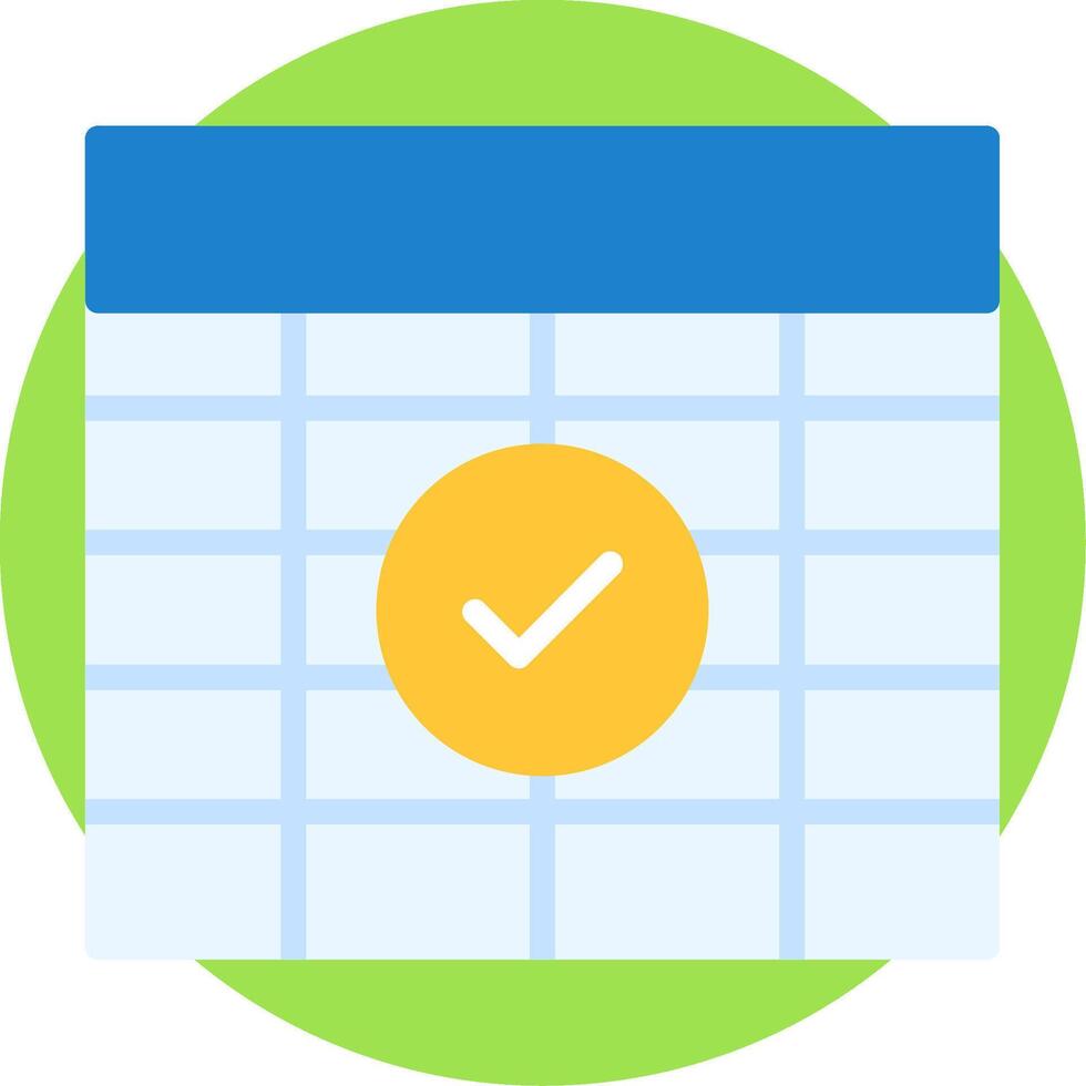Check Flat Icon vector