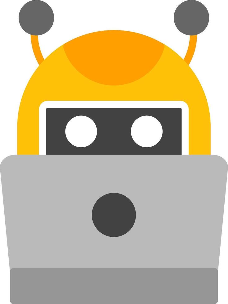 Bot Flat Icon vector