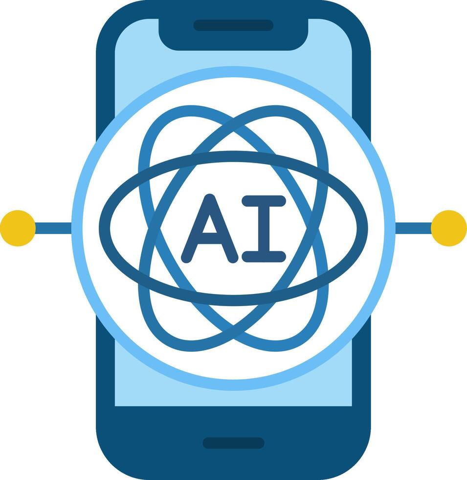 Ai Flat Icon vector