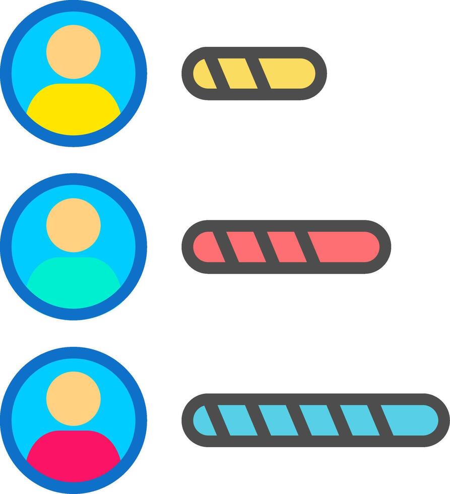 Chart Flat Icon vector