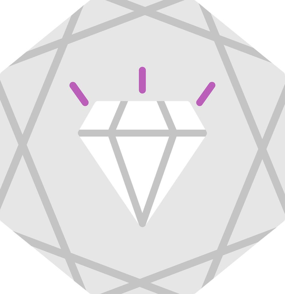 Diamond Flat Icon vector
