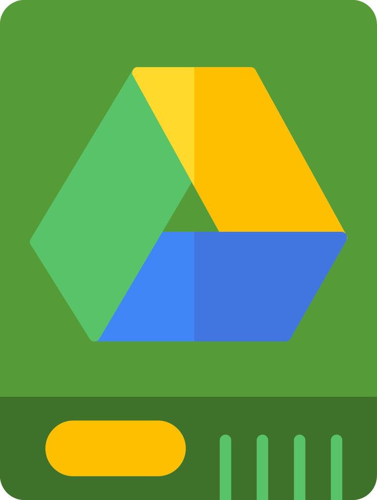 Drive Flat Icon vector