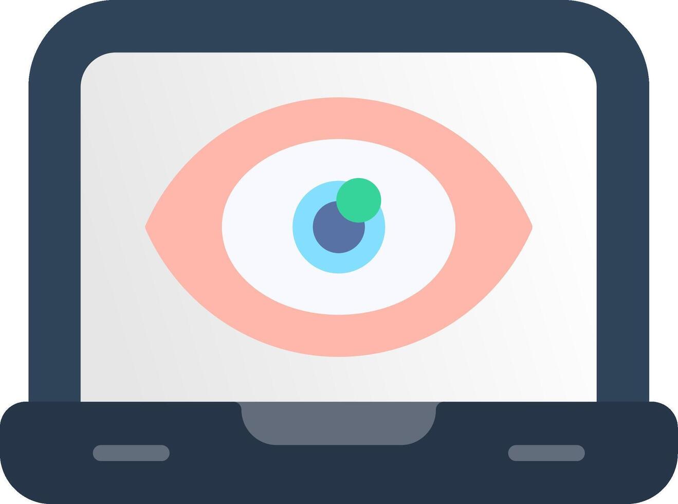 Laptop Flat Icon vector
