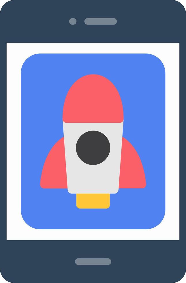 MobileApp Flat Icon vector