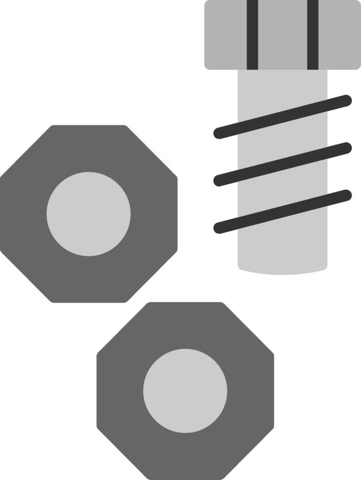 Nut Flat Icon vector
