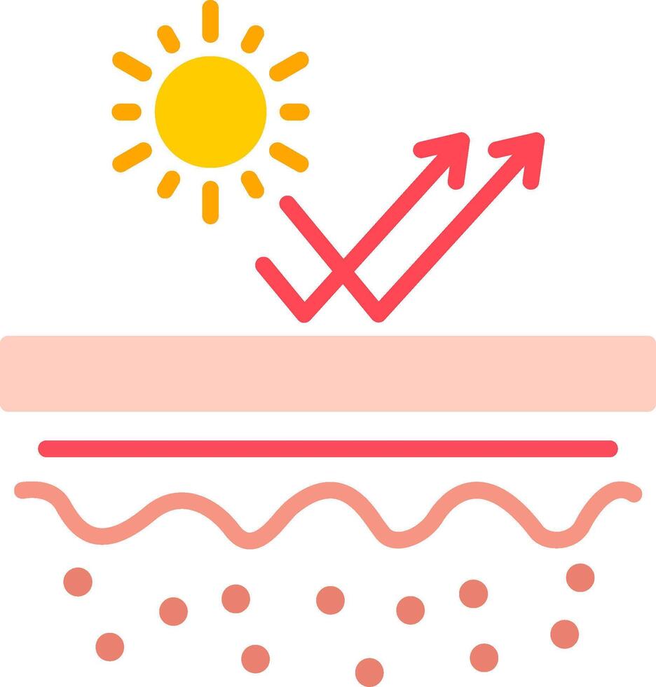 Reflect Flat Icon vector