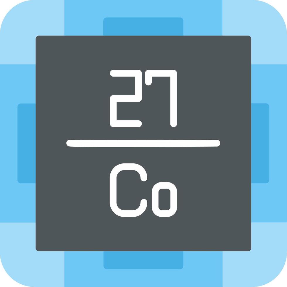 Cobalt Flat Icon vector