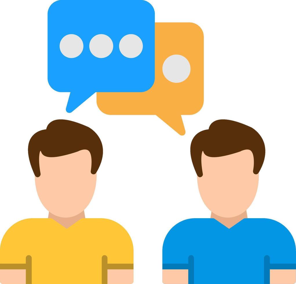 Discussion Flat Icon vector