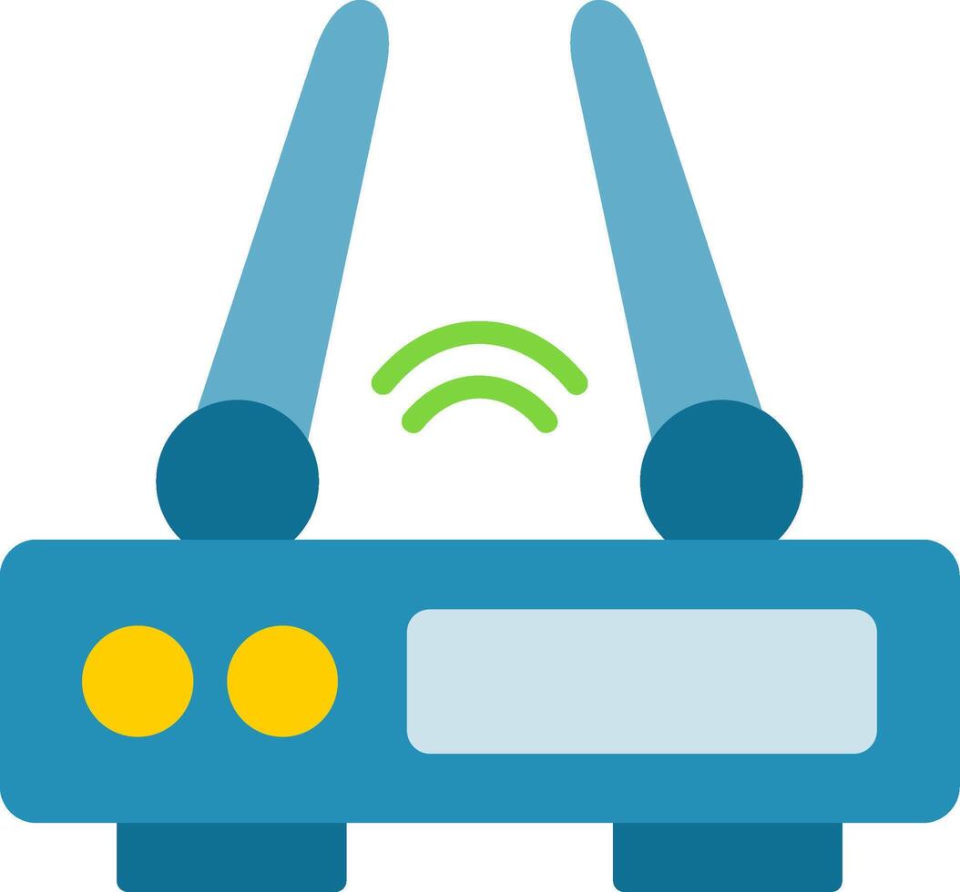 Access Point Flat Icon vector