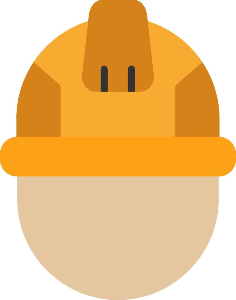Helmet Flat Icon vector
