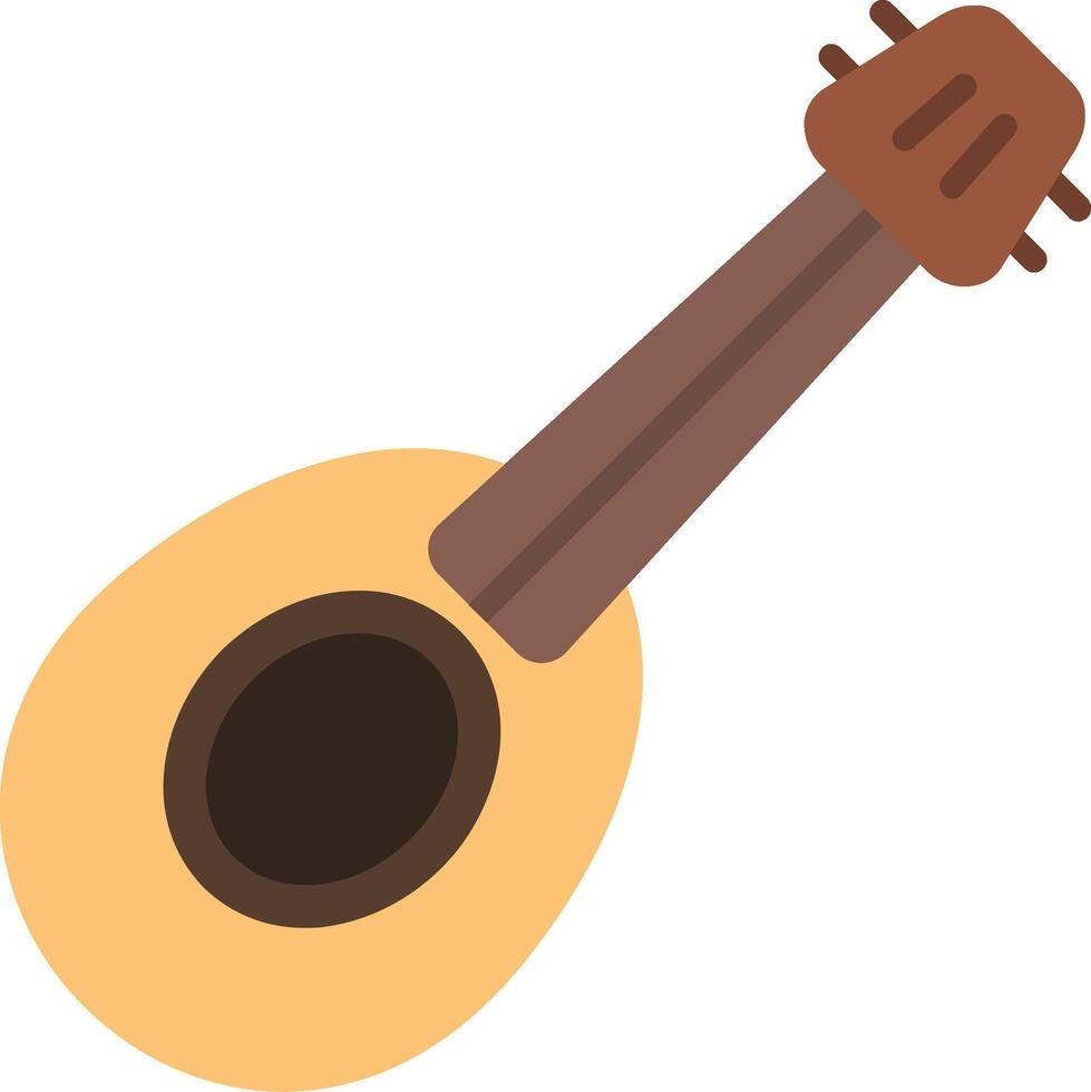 Lute Flat Icon vector