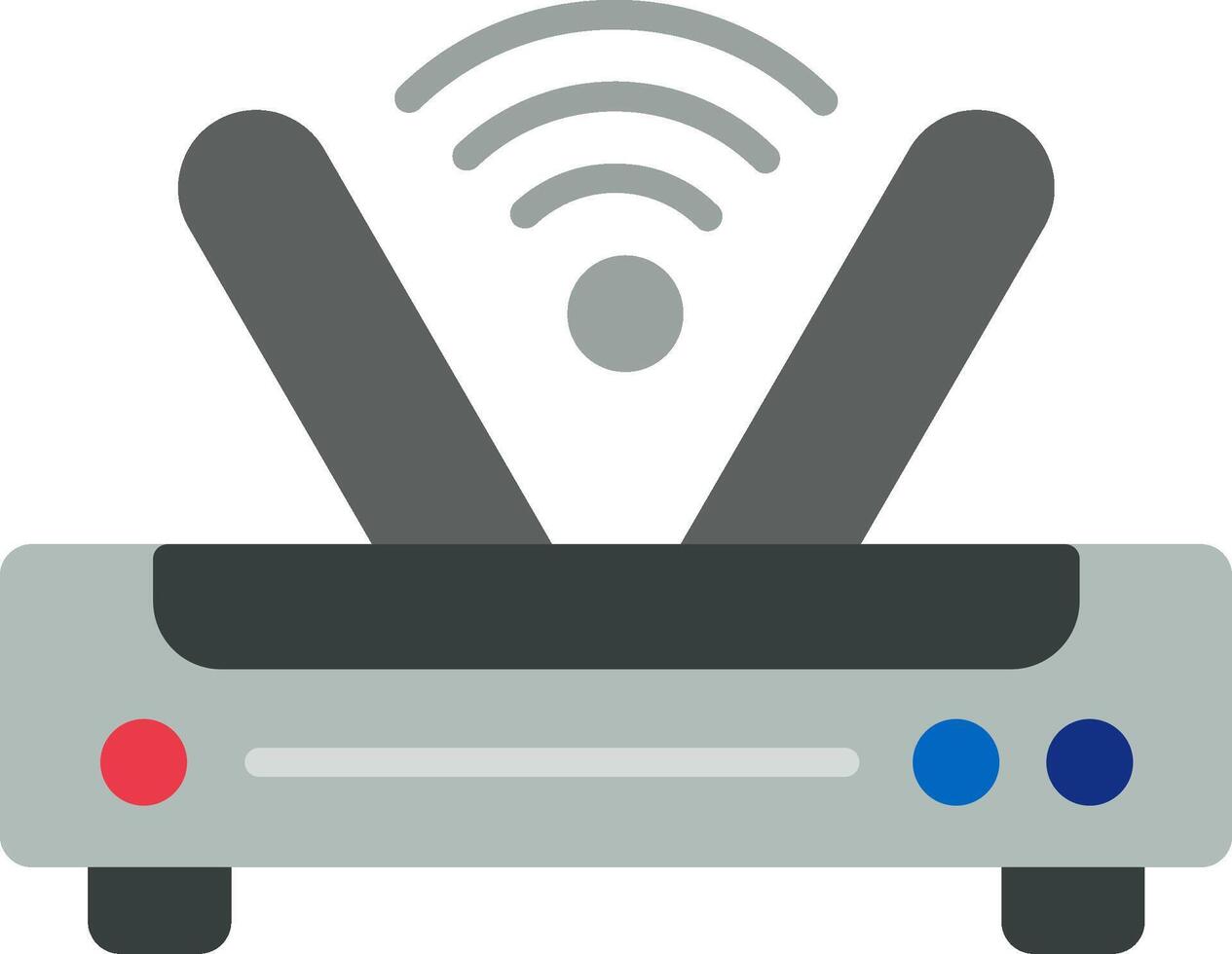 Modem Flat Icon vector