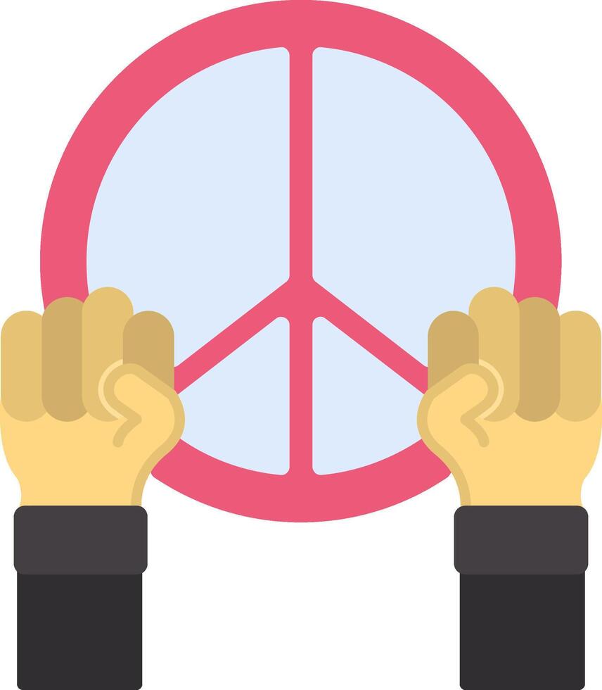 Protest Flat Icon vector