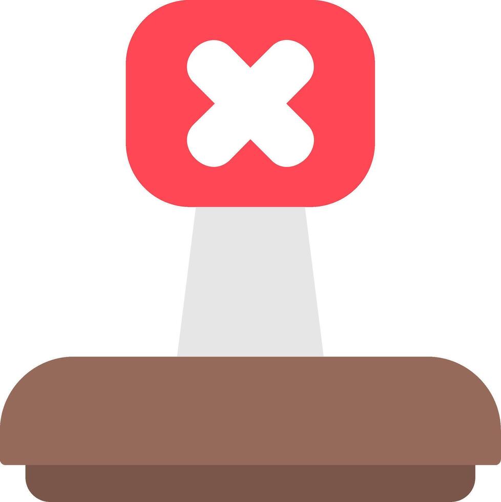 Rejected Flat Icon vector