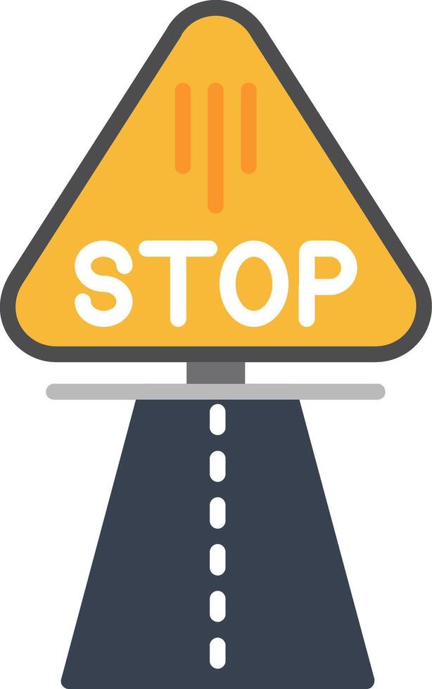 Stop Flat Icon vector