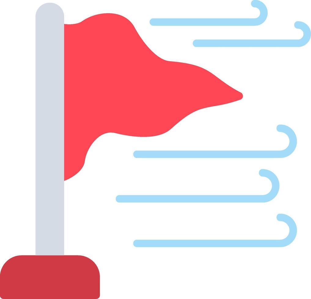 Wind Flat Icon vector