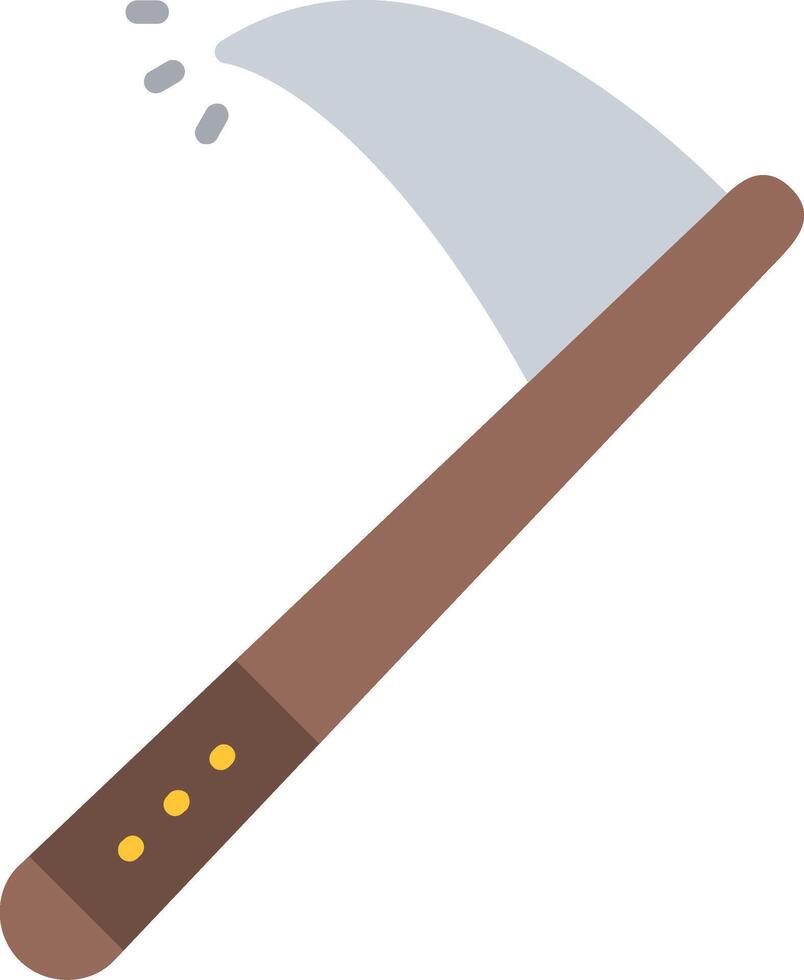 Scythe Flat Icon vector