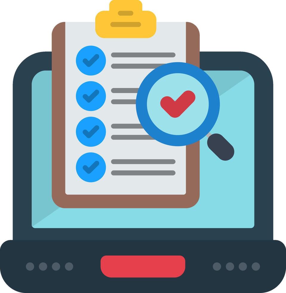Search Flat Icon vector
