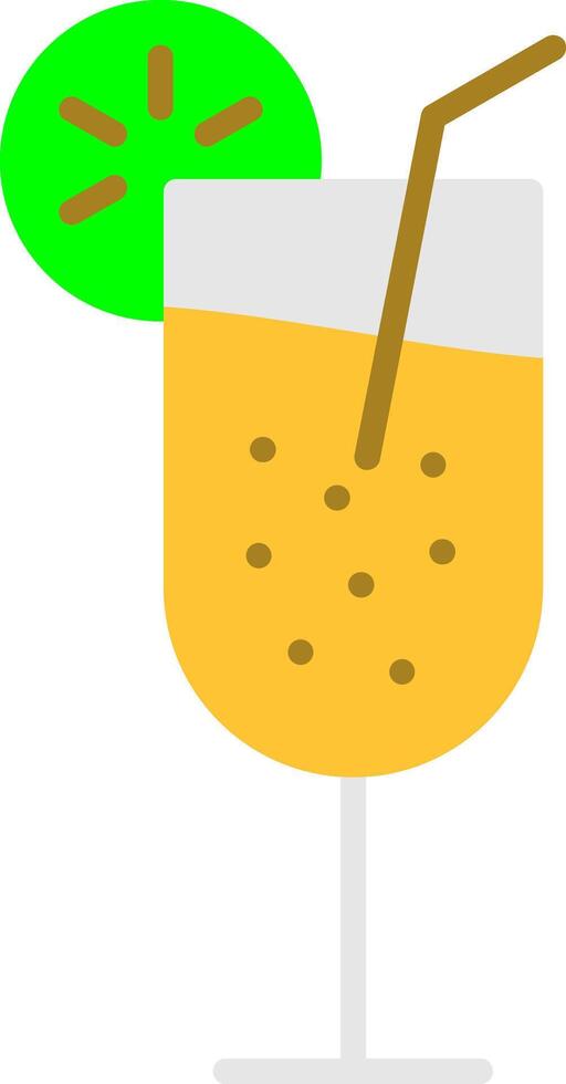 Cocktail Flat Icon vector