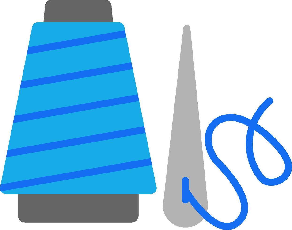 Thread Flat Icon vector