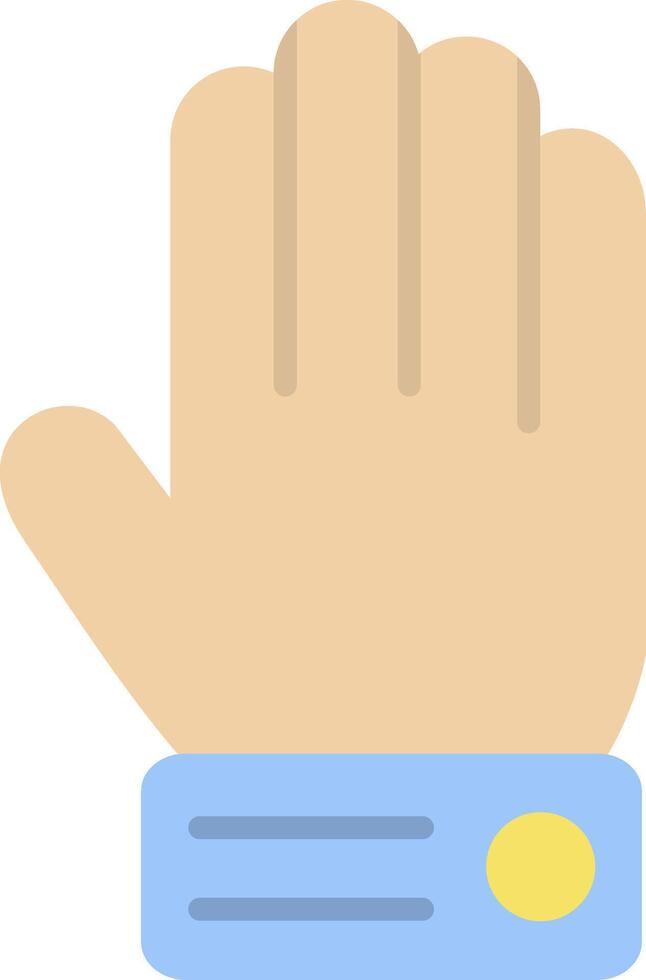 Hand Flat Icon vector