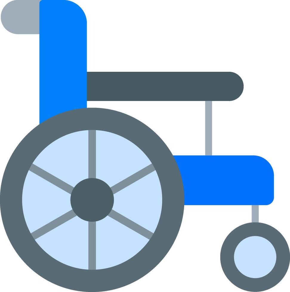 Wheelchair Flat Icon vector
