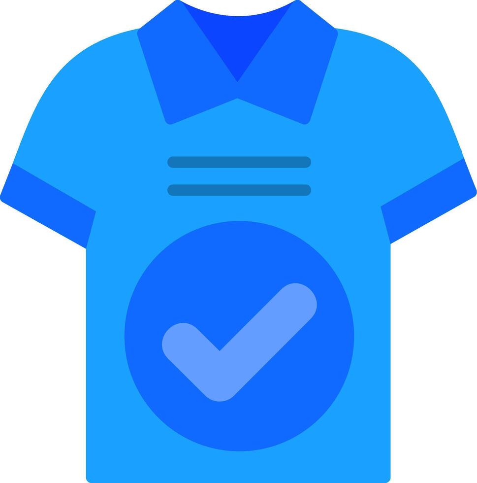 Tshirt Flat Icon vector