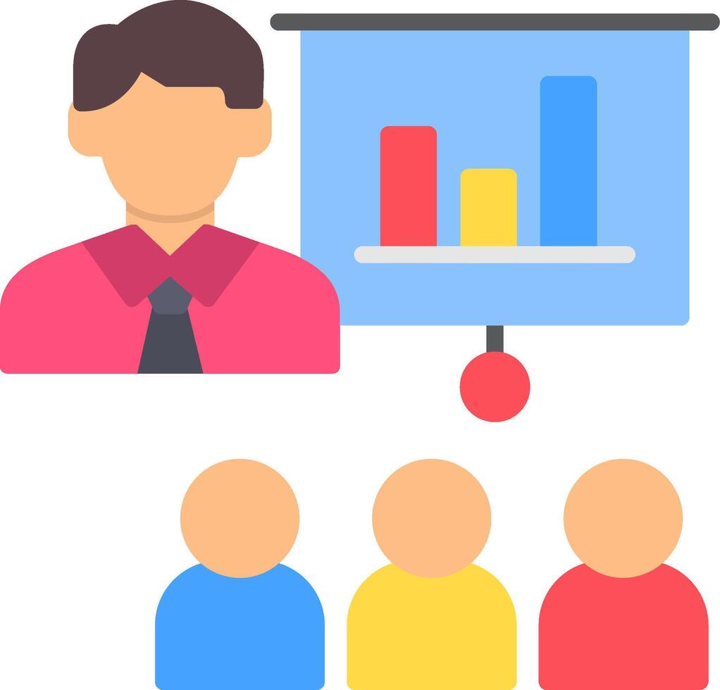 Pitch Flat Icon vector