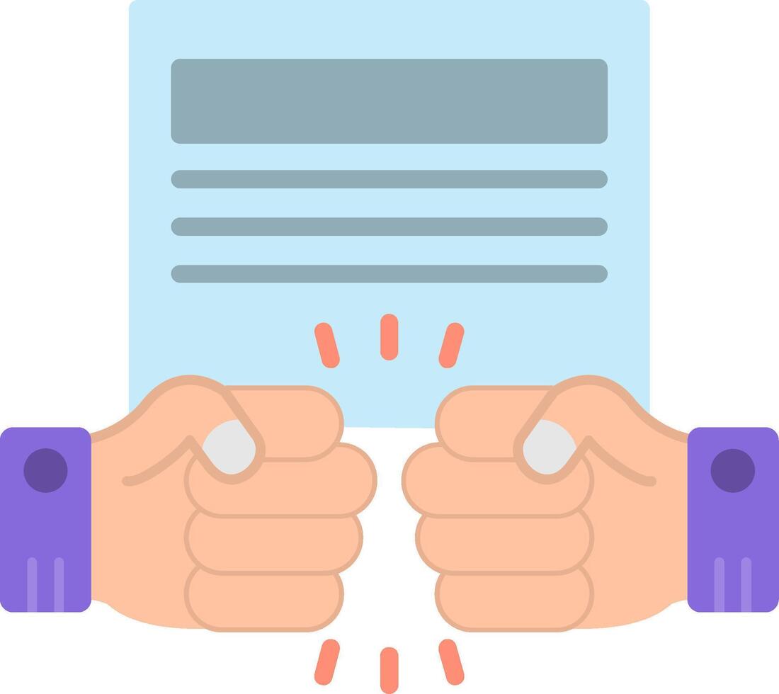 Violence Flat Icon vector