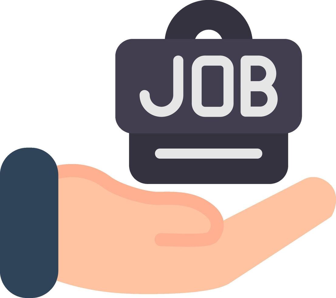 Job Offer Flat Icon vector