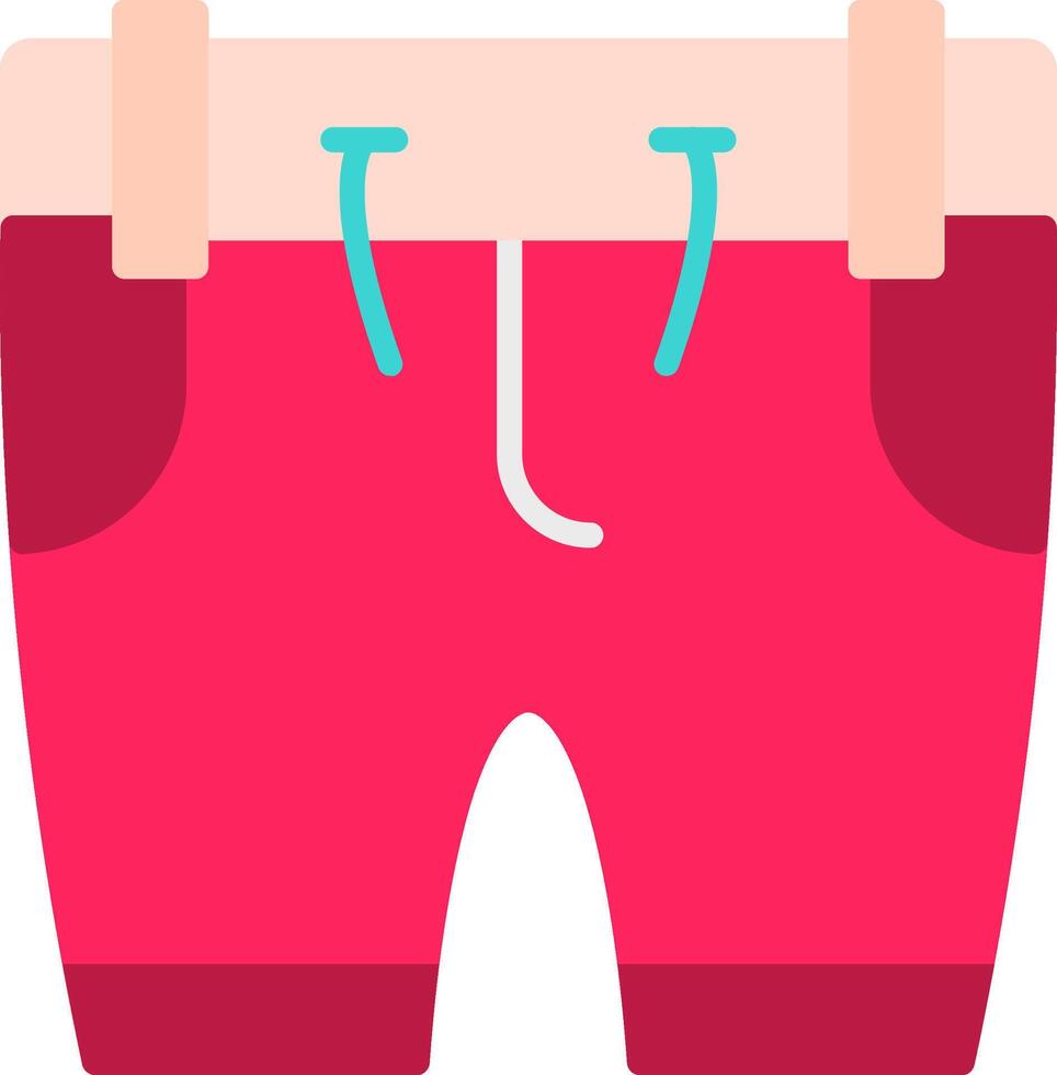 Shorts Flat Icon vector