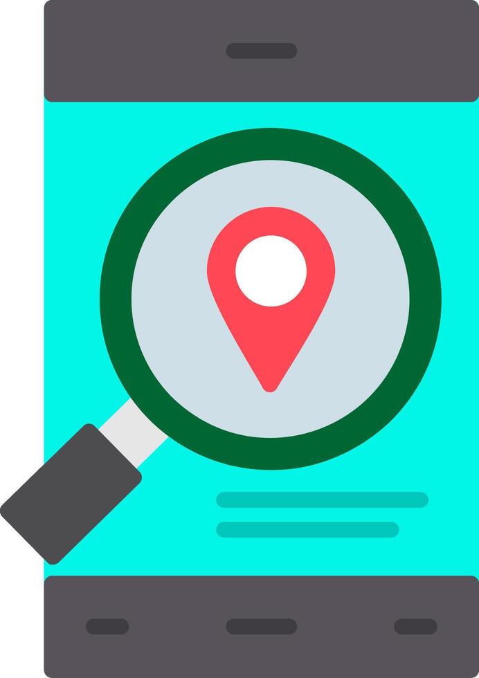 Search Flat Icon vector