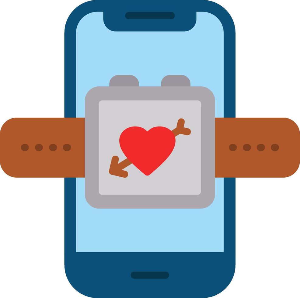 Smartwatch Flat Icon vector