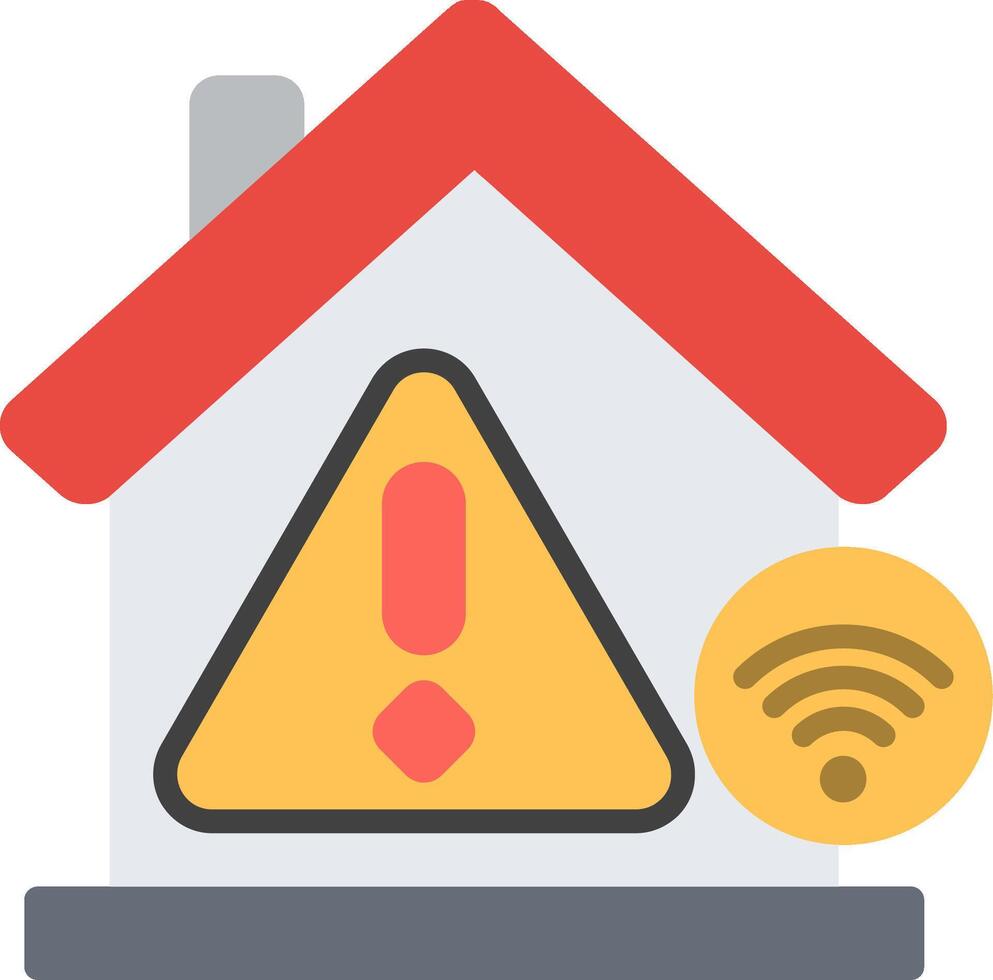 Alert Flat Icon vector