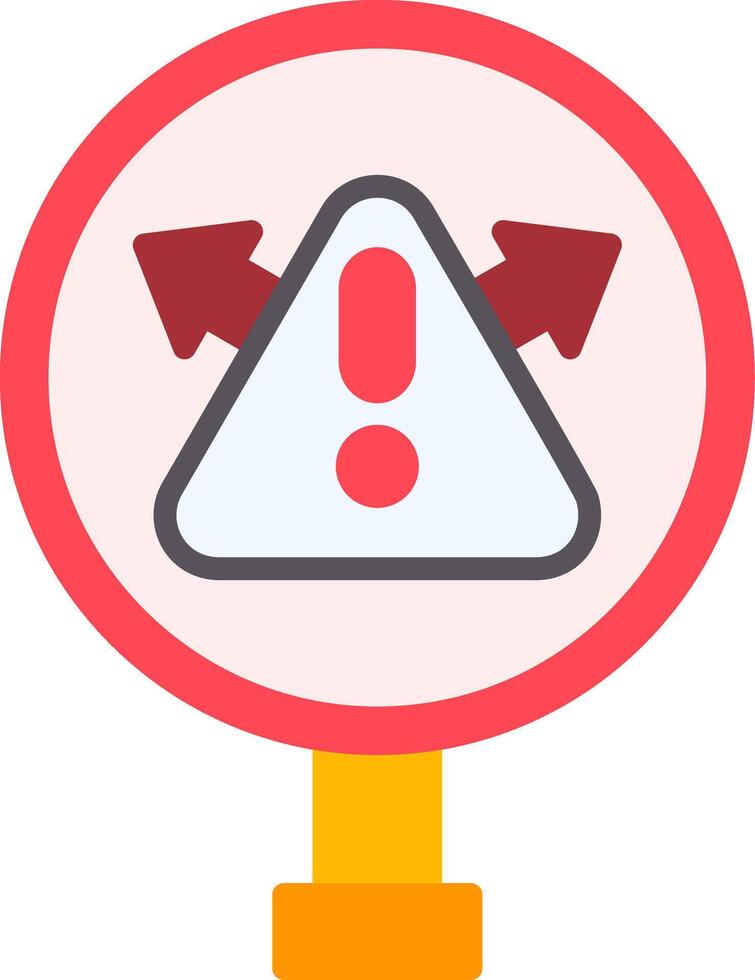 Warning Flat Icon vector