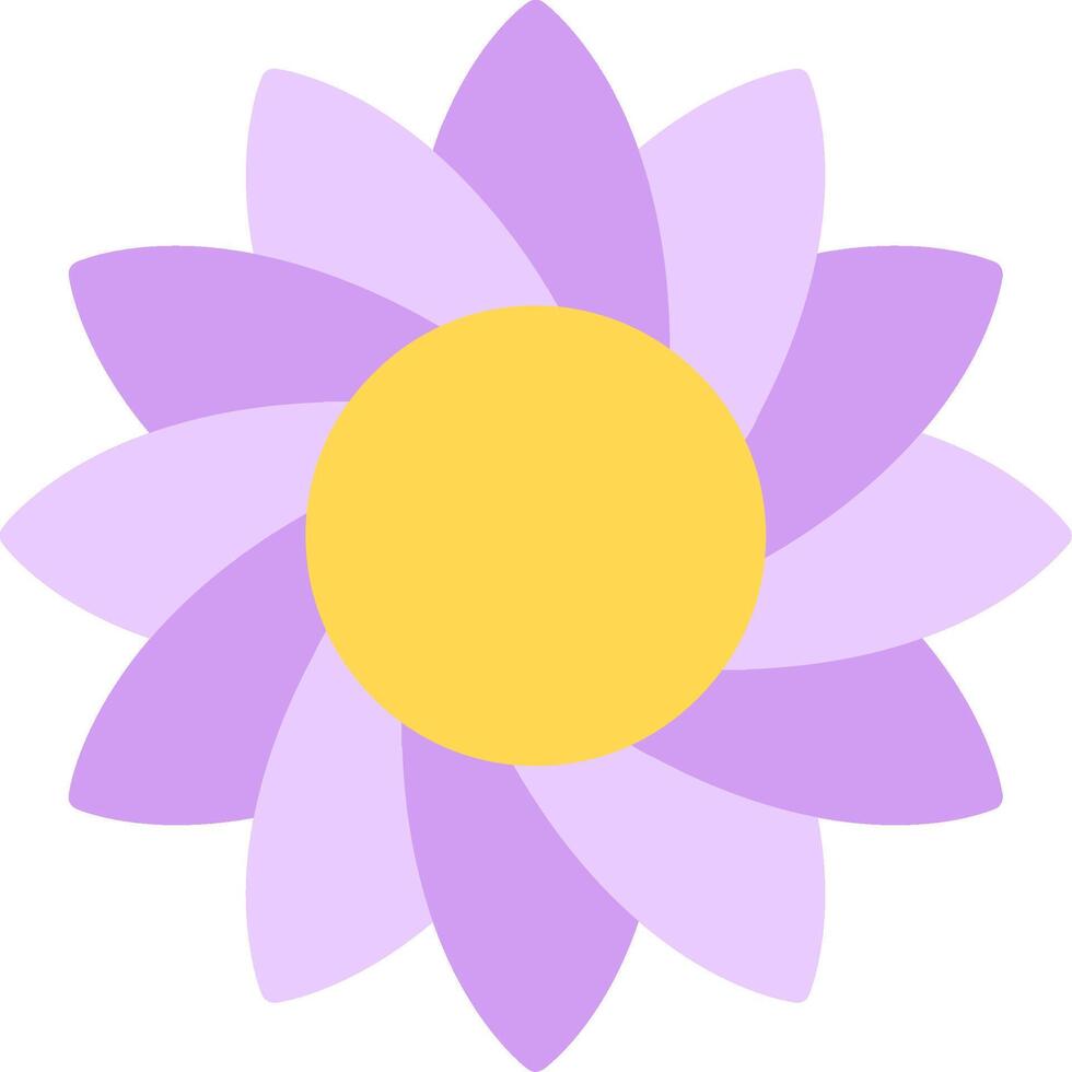 Violet Flat Icon vector