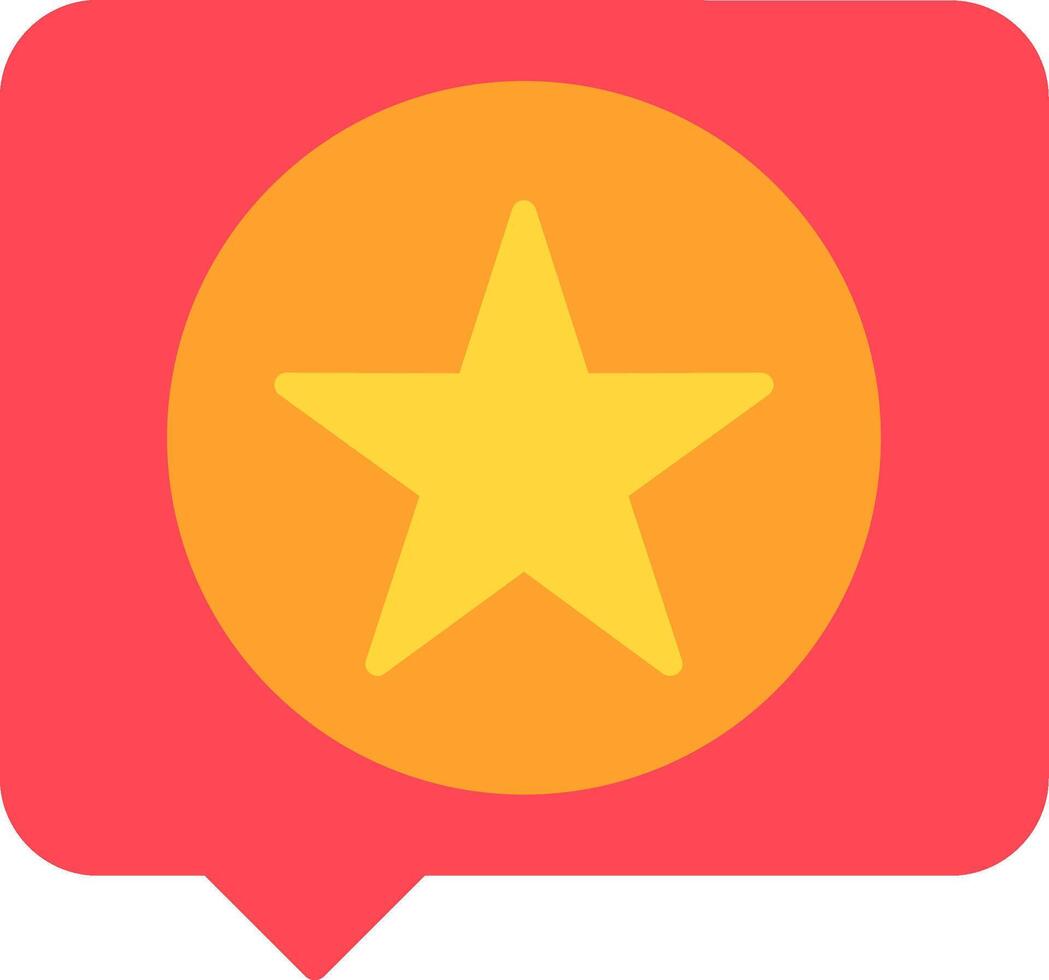 Chat Bubble Flat Icon vector