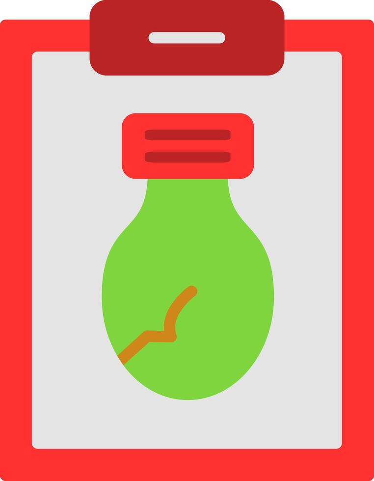 Report Flat Icon vector