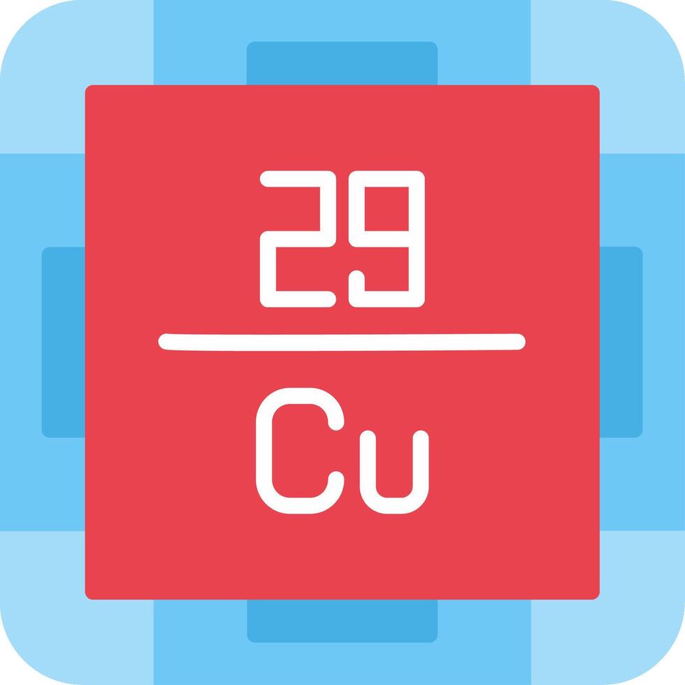 Copper Flat Icon vector
