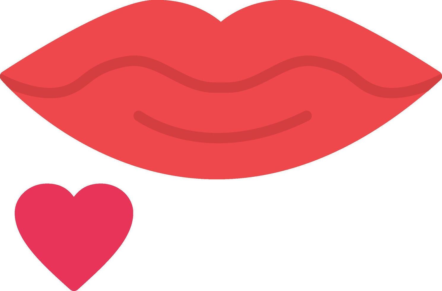 Lips Flat Icon vector