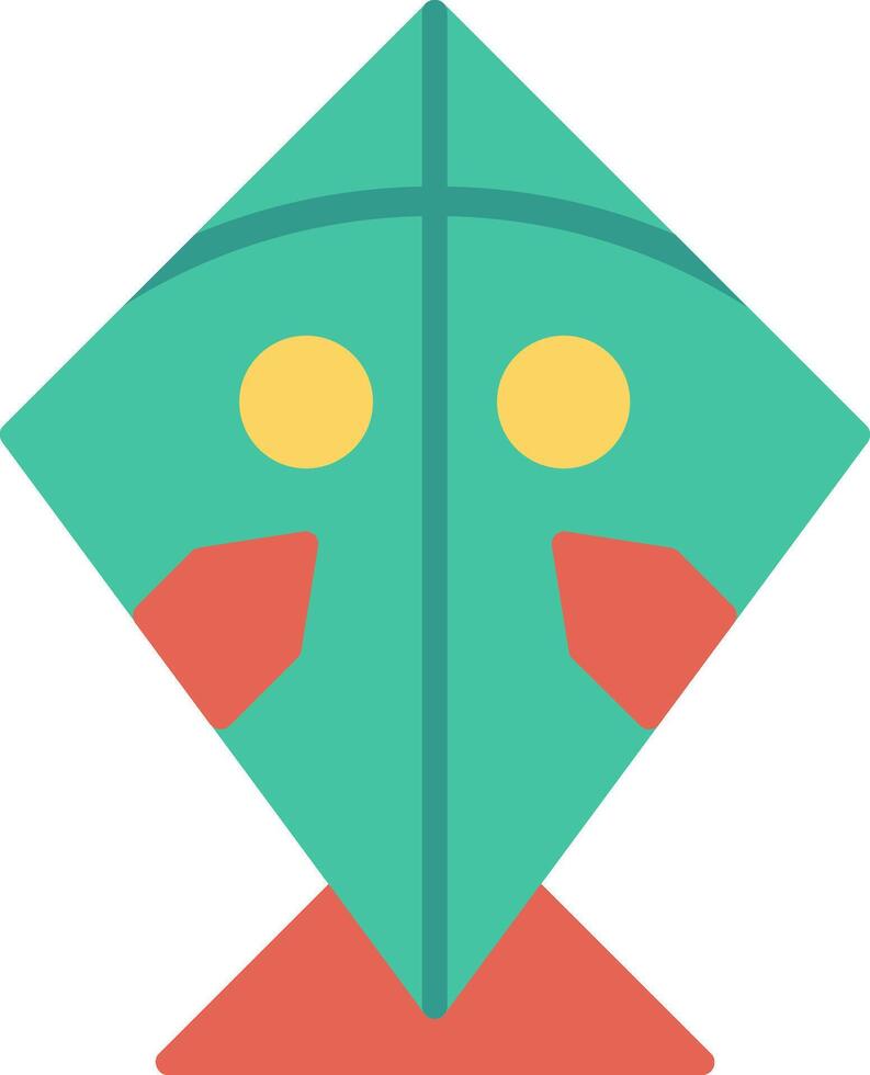 Kite Flat Icon vector