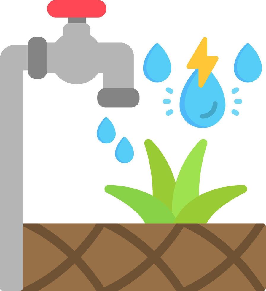 Water Pump Flat Icon vector