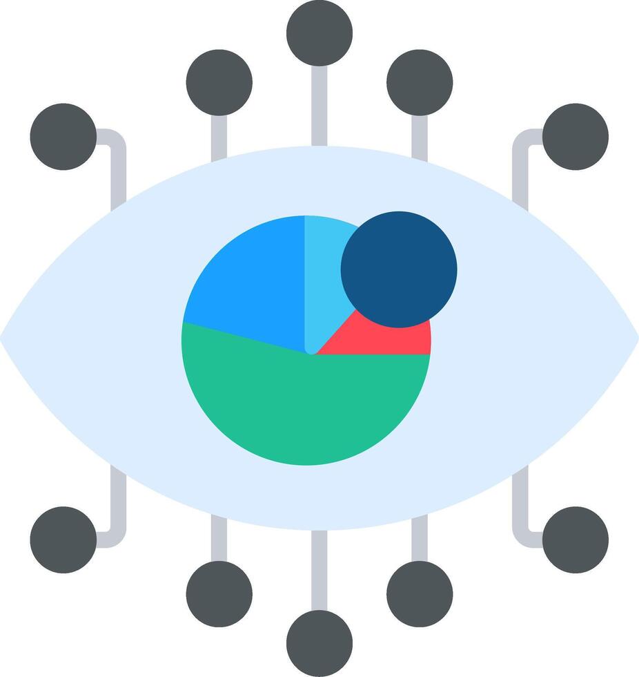 Visibility Flat Icon vector