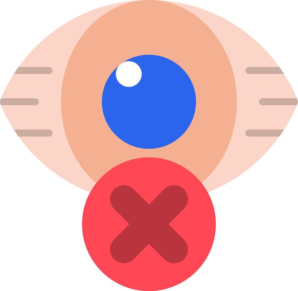 Blindness Flat Icon vector