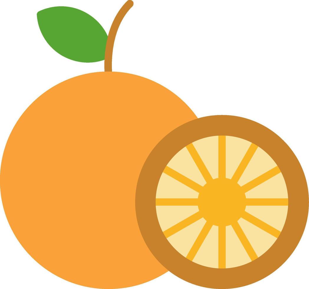 Orange Flat Icon vector