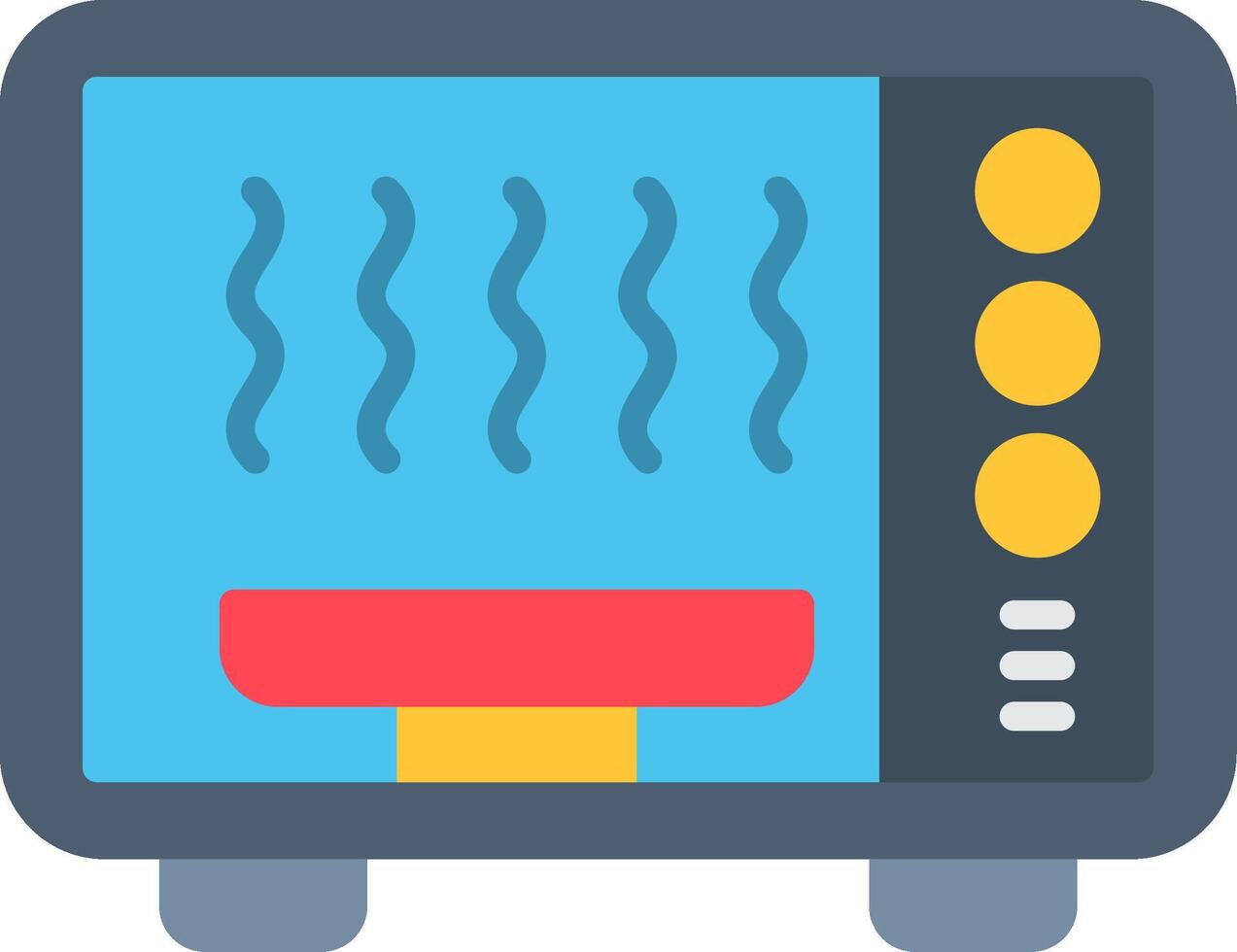 Oven Safe Flat Icon vector