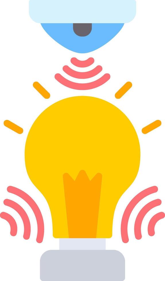 Light Sensor Flat Icon vector