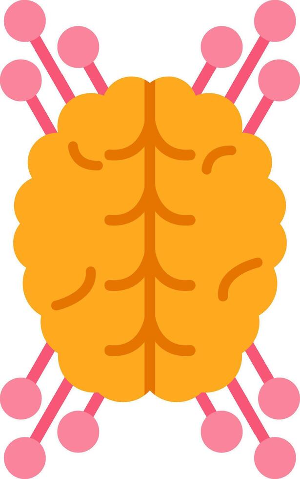 Neuroimaging Flat Icon vector